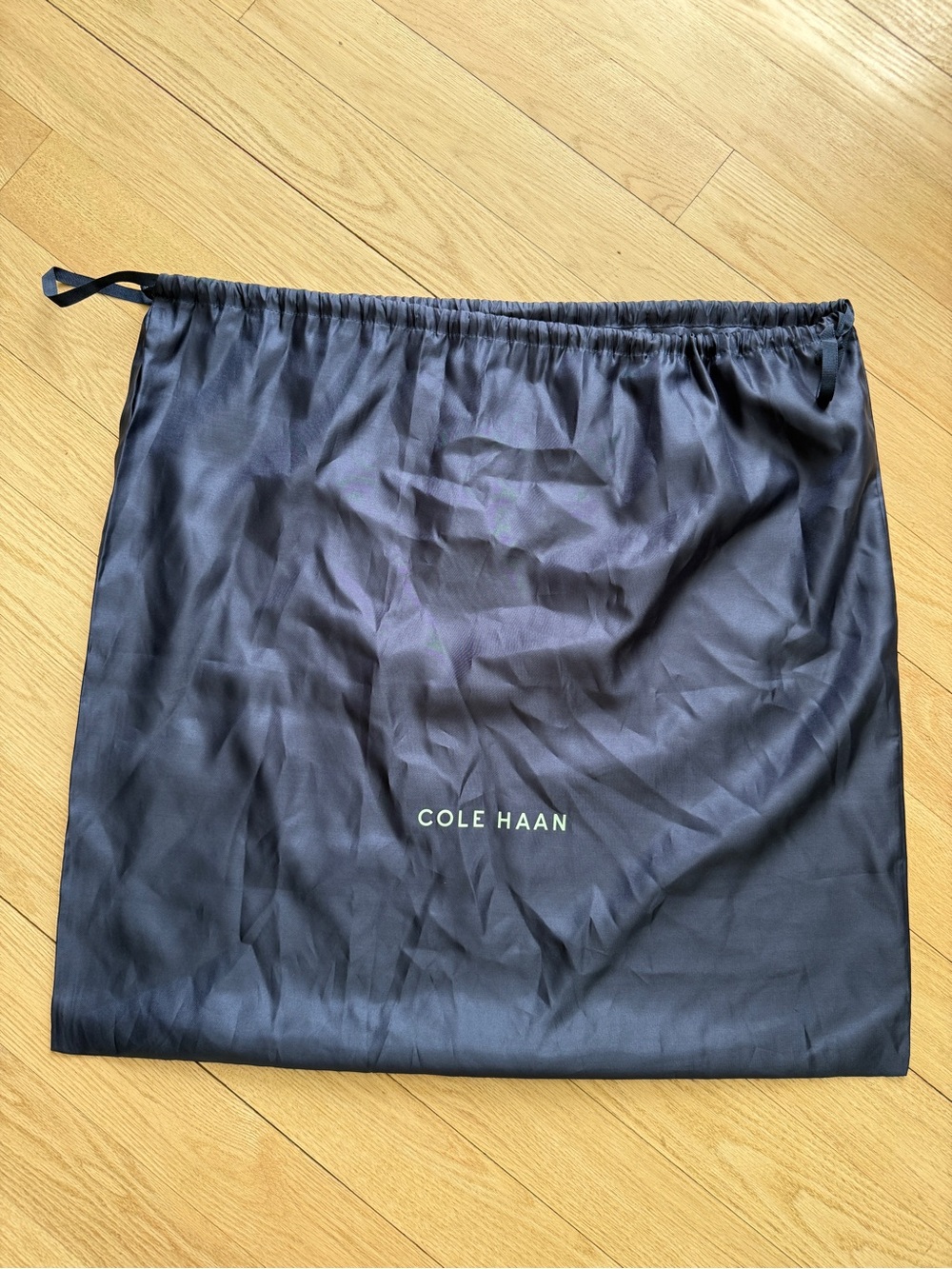 Cole Haan Navy Drawstring Dust Bag Large